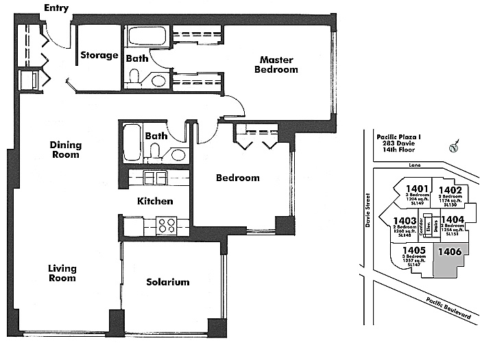Floor plan 1406