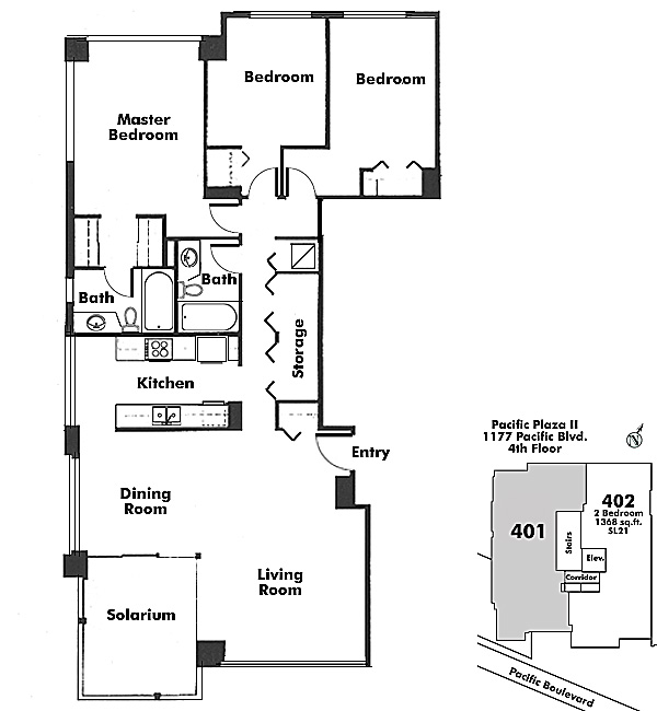 Floor plan 401
