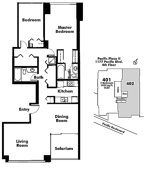 Floor plan 402