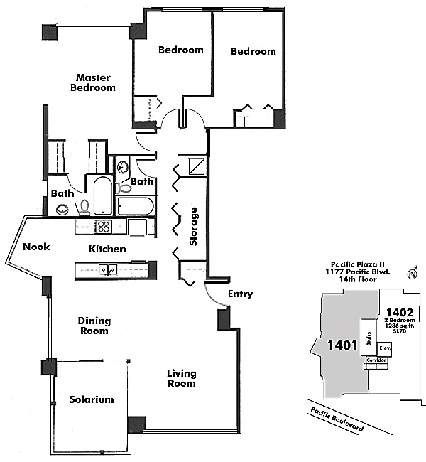 Floor plan 1401