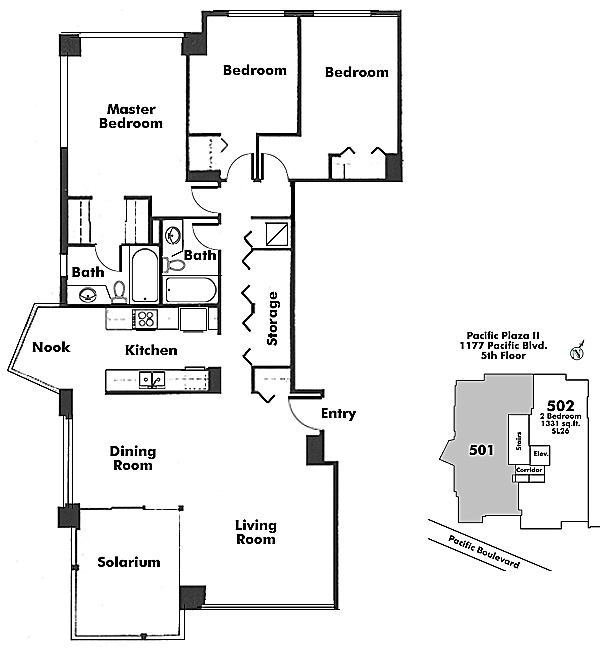 Floor plan 501