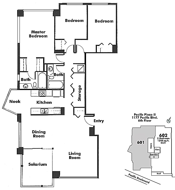 Floor plan 601