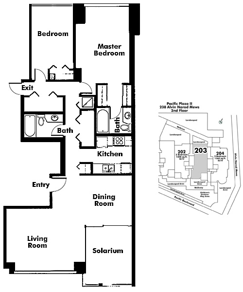 Floor plan 203