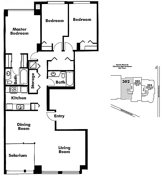 Floor plan 302