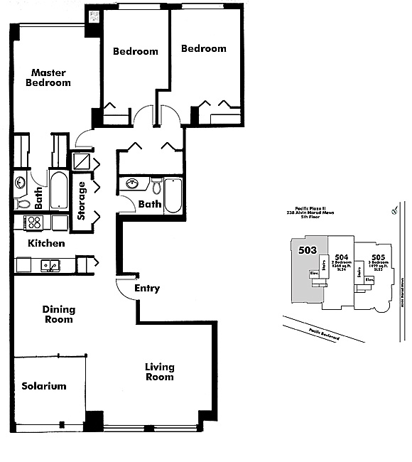 Floor plan 503