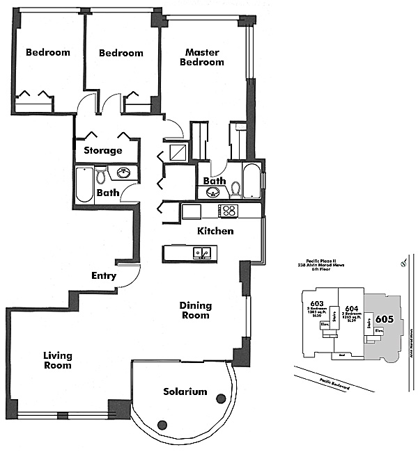 Floor plan 605