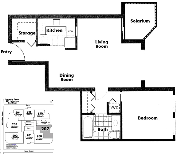 Floor plan 207