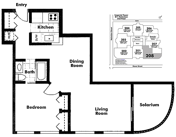 Floor plan 208