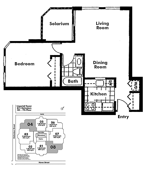 Floor plan 604