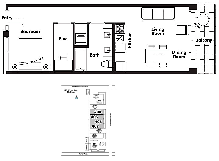 Floor plan 404