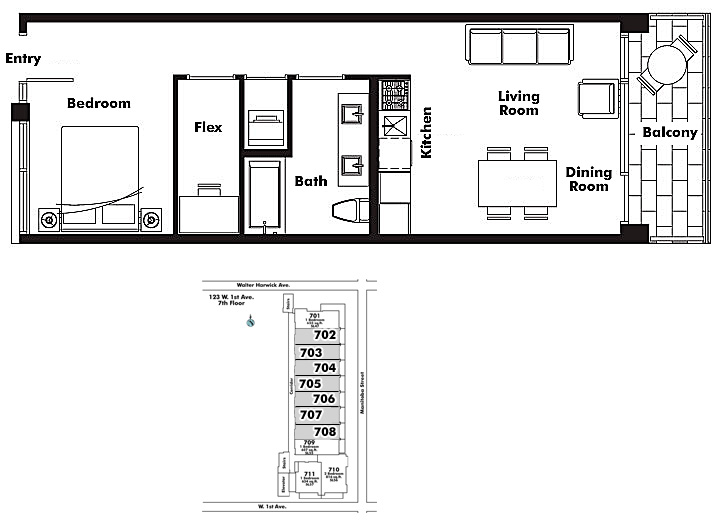 Floor plan 702