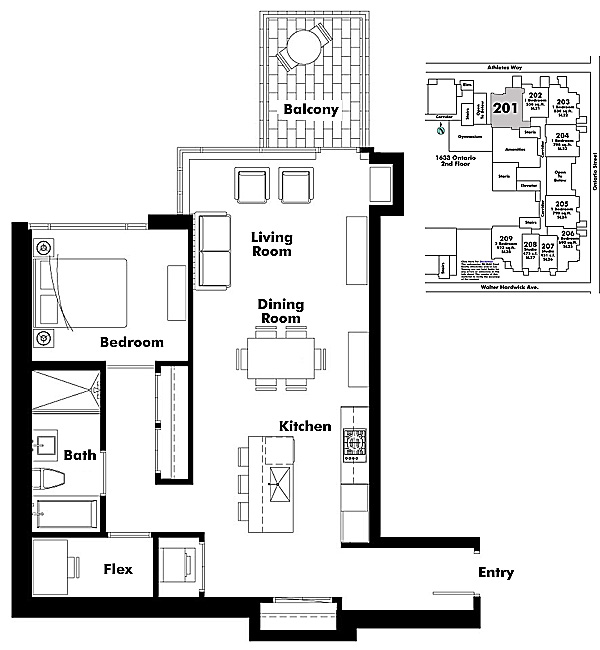 Floor plan 201