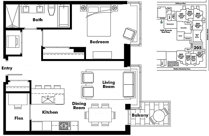 Floor plan 205