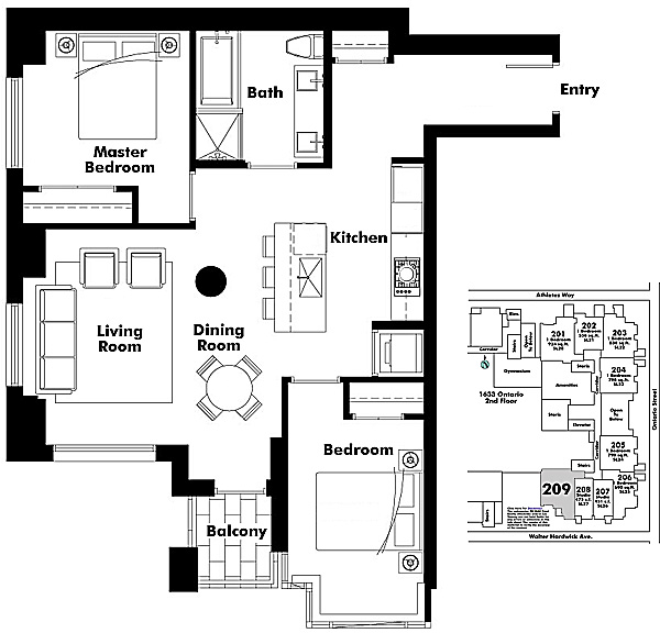 Floor plan 209