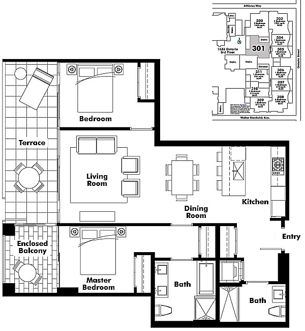 Floor plan 301