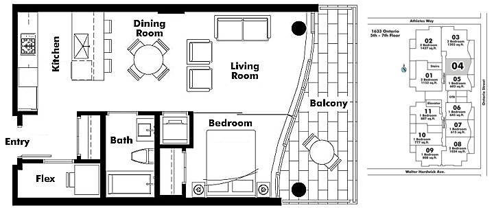 Floor plan 604