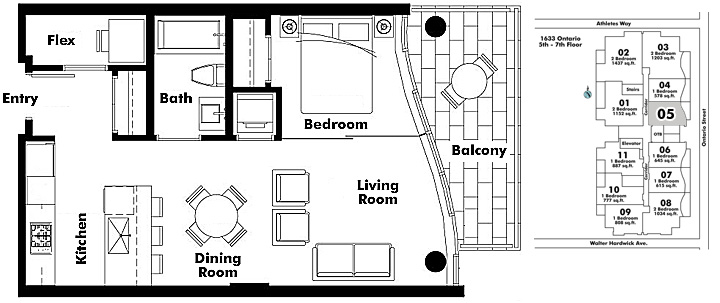 Floor plan 705