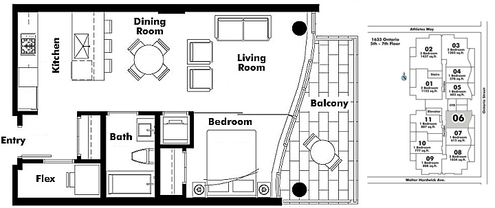 Floor plan 506