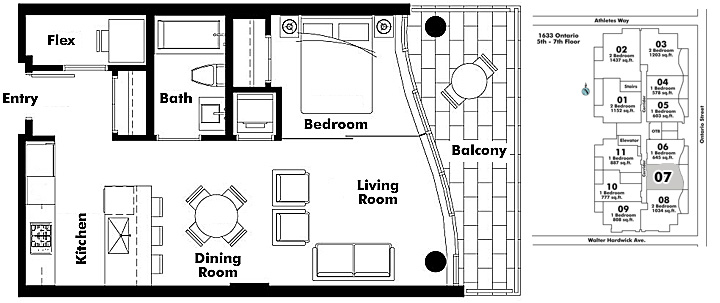 Floor plan 507