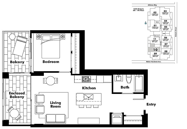 Floor plan 710