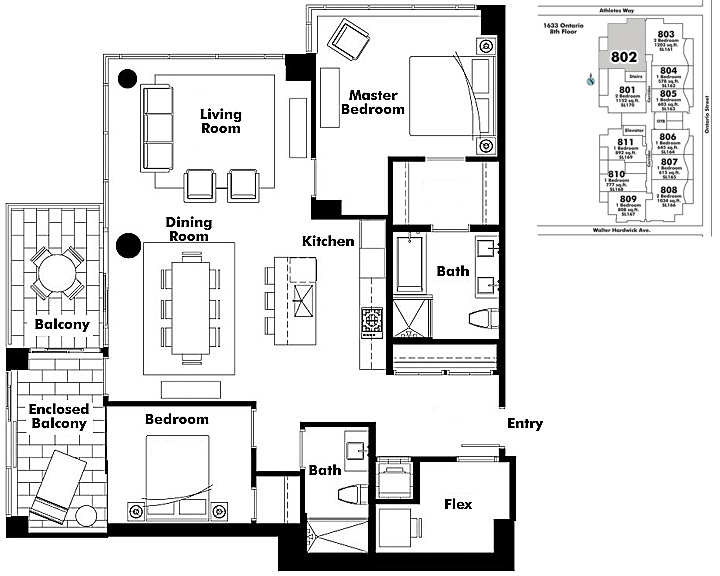 Floor plan 802