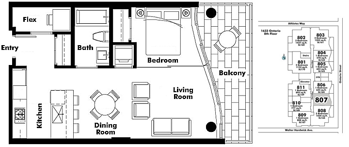 Floor plan 807