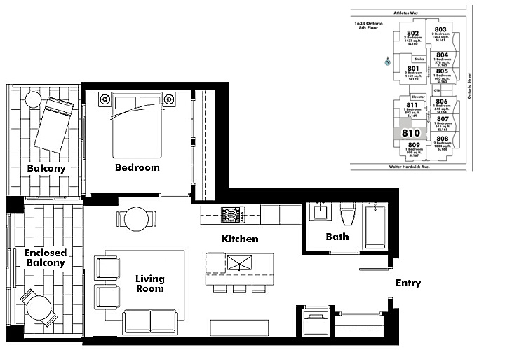 Floor plan 810