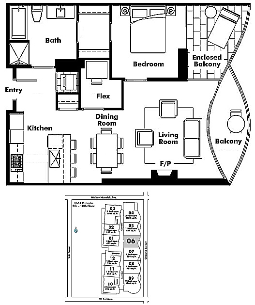 Floor plan 706
