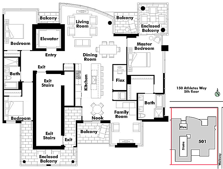Floor plan 501