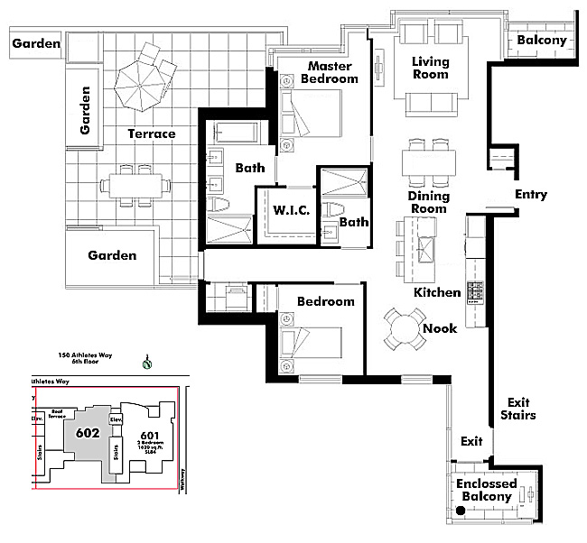Floor plan 602