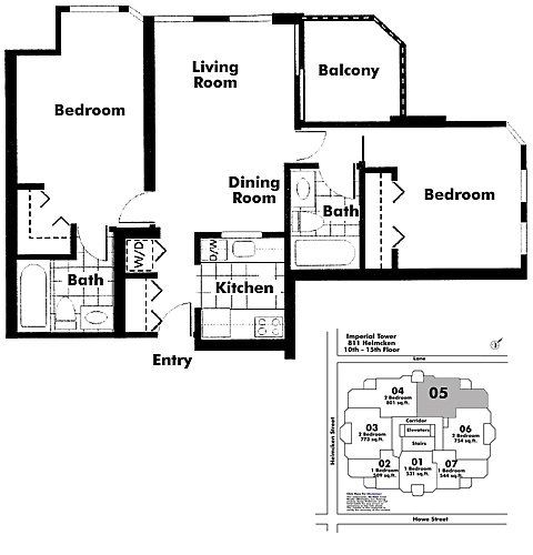 Floor plan 1105
