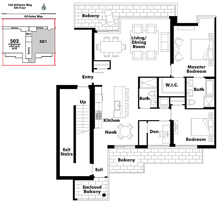 Floor plan 501