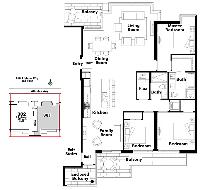 Floor plan 301
