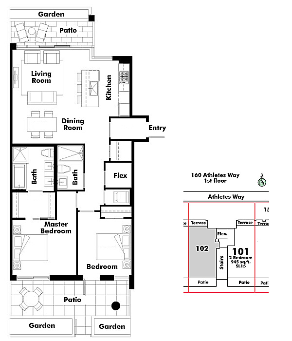 Floor plan 102