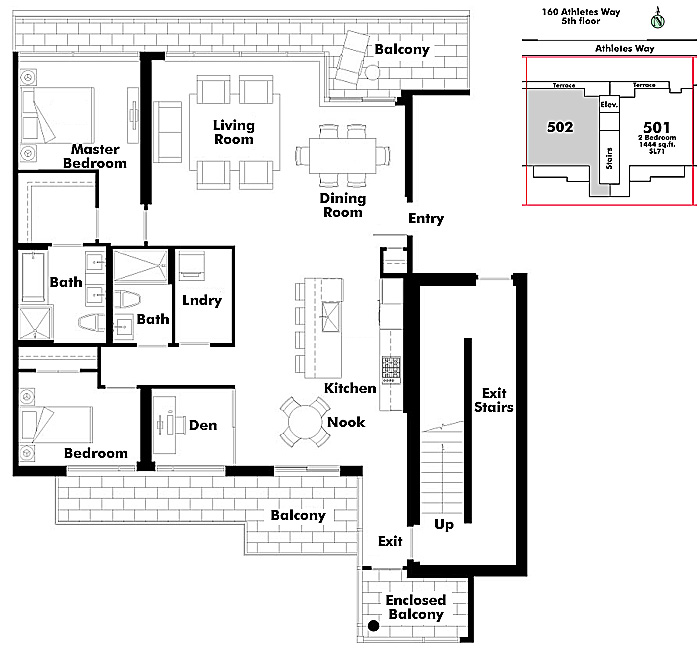 Floor plan 502