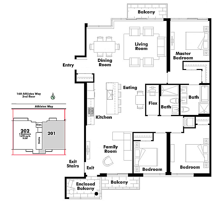 Floor plan 201
