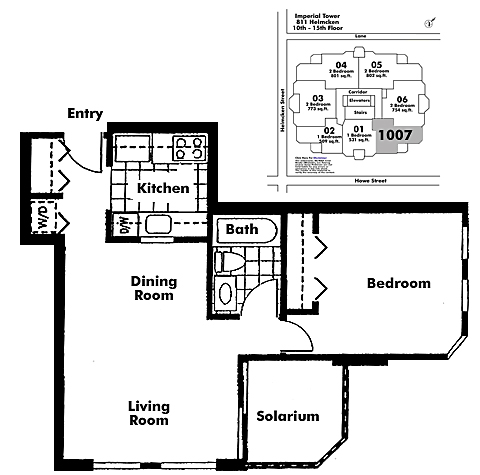 Floor plan 1007