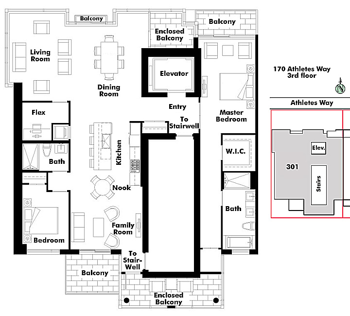 Floor plan 301