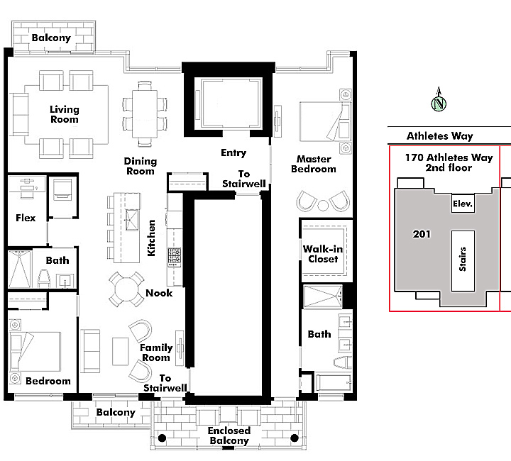 Floor plan 201