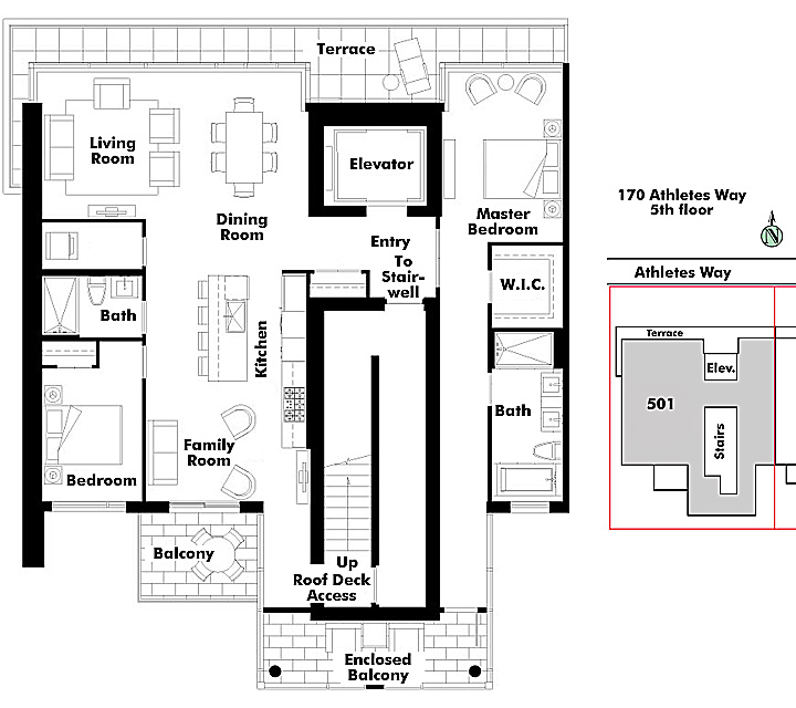 Floor plan 501