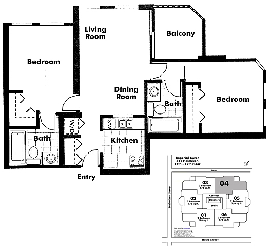 Floor plan 1704
