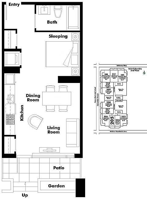 Floor plan 205