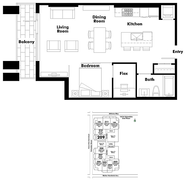 Floor plan 209