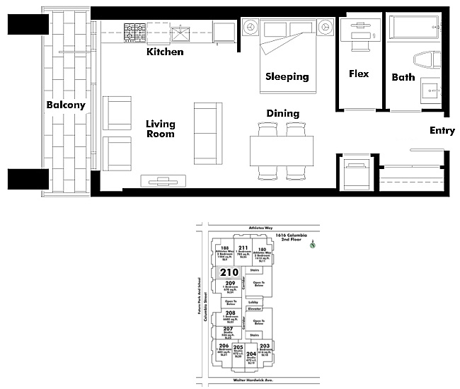 Floor plan 210