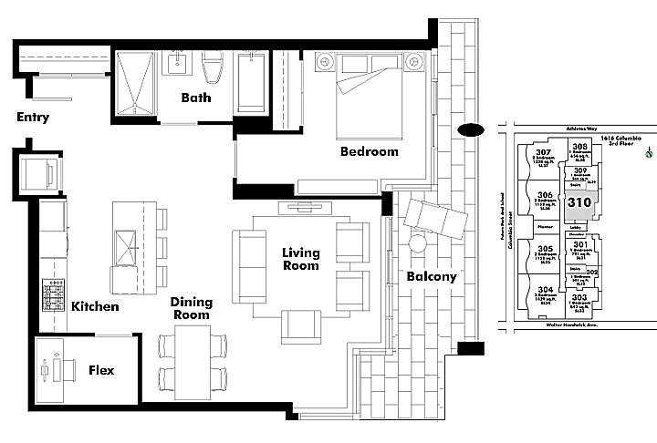 Floor plan 310
