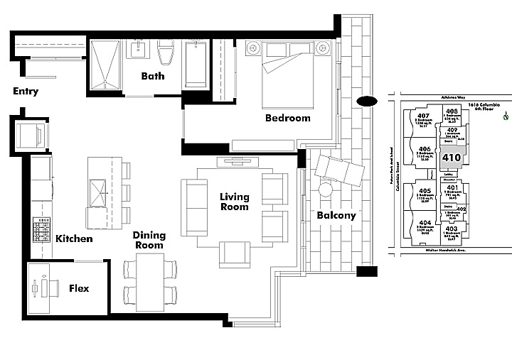 Floor plan 410