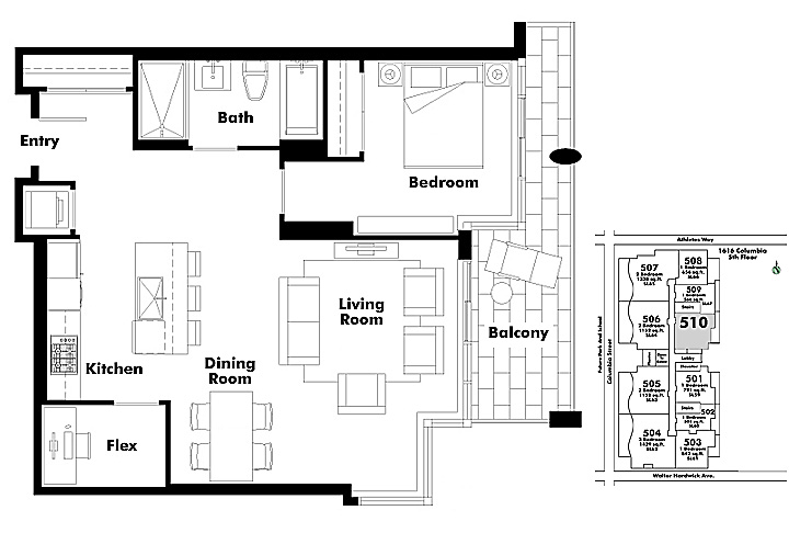 Floor plan 510