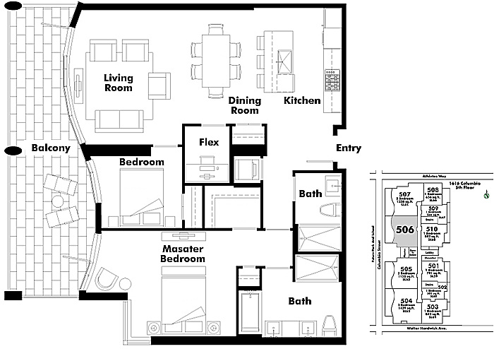 Floor plan 506