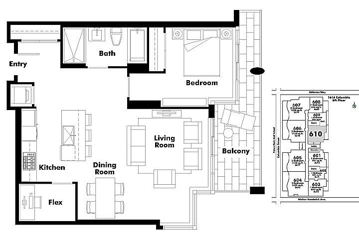 Floor plan 610