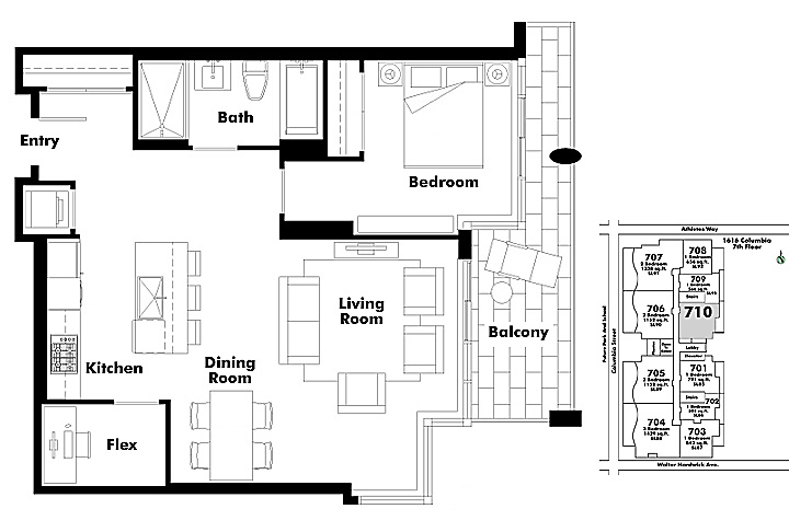 Floor plan 710